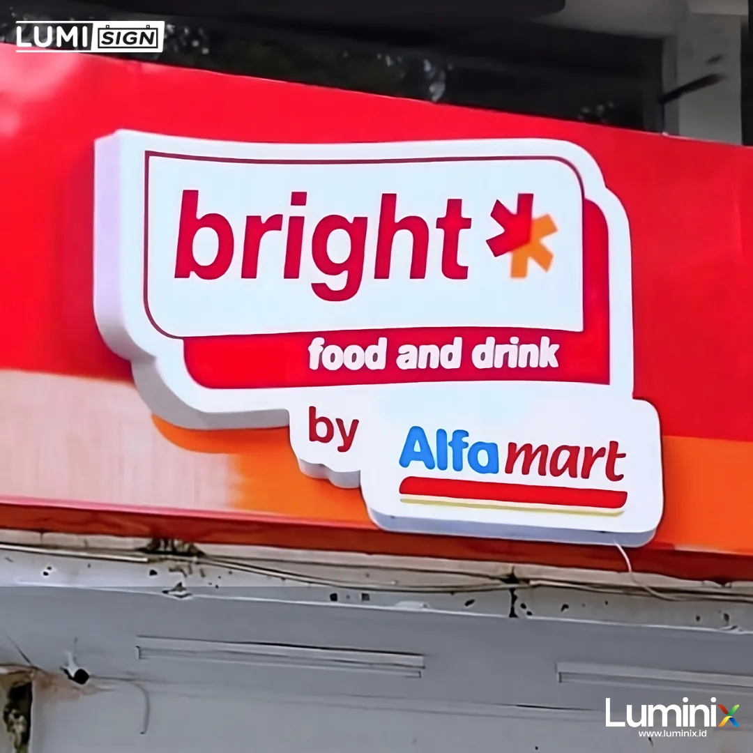 Huruf timbul Bright