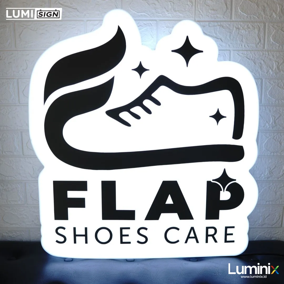 Huruf timbul FLAP Shoes Care