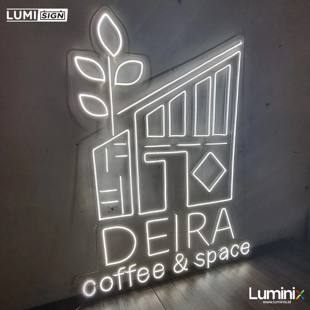 Neon box DERA Coffee & Space