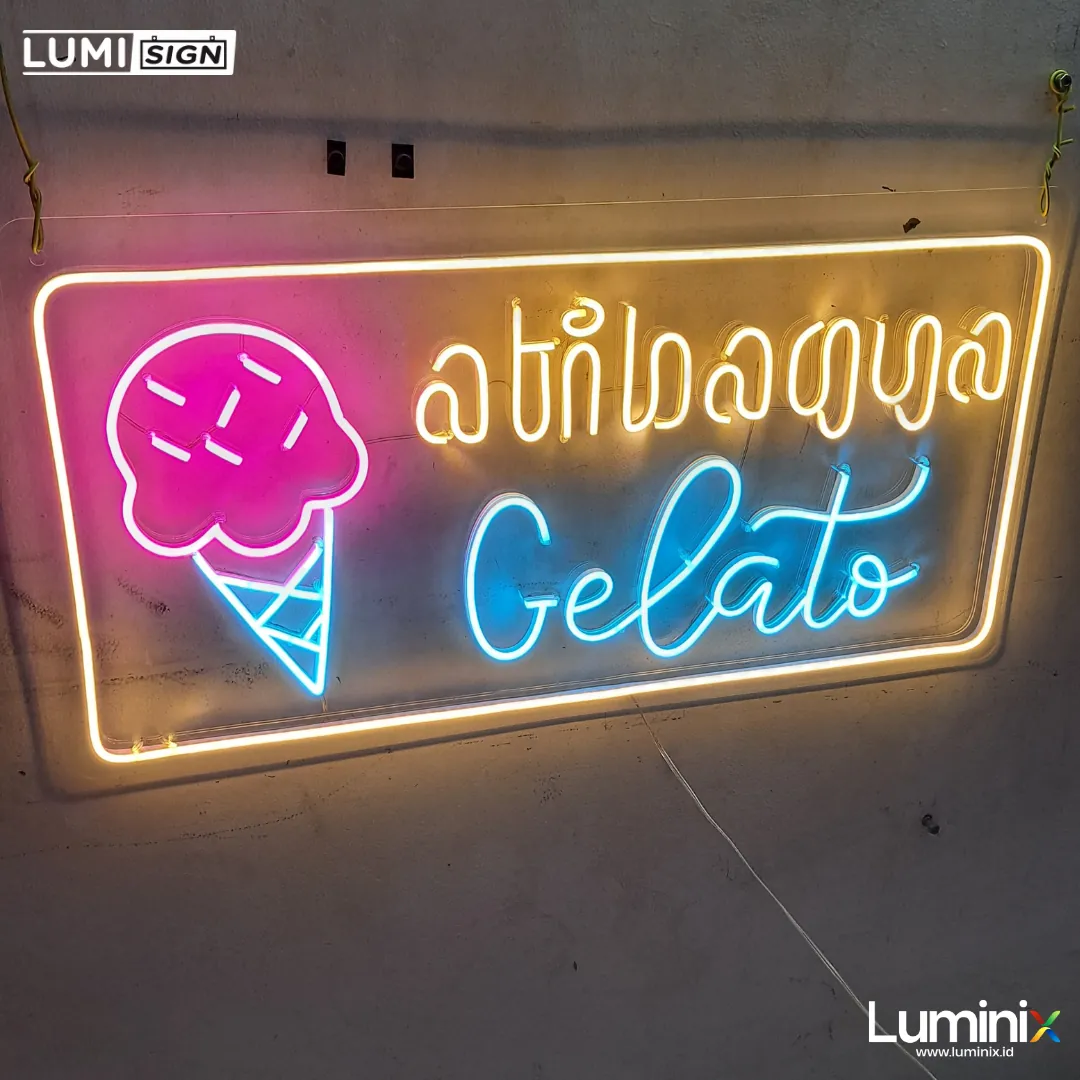 Neon box Lumbung Gelato