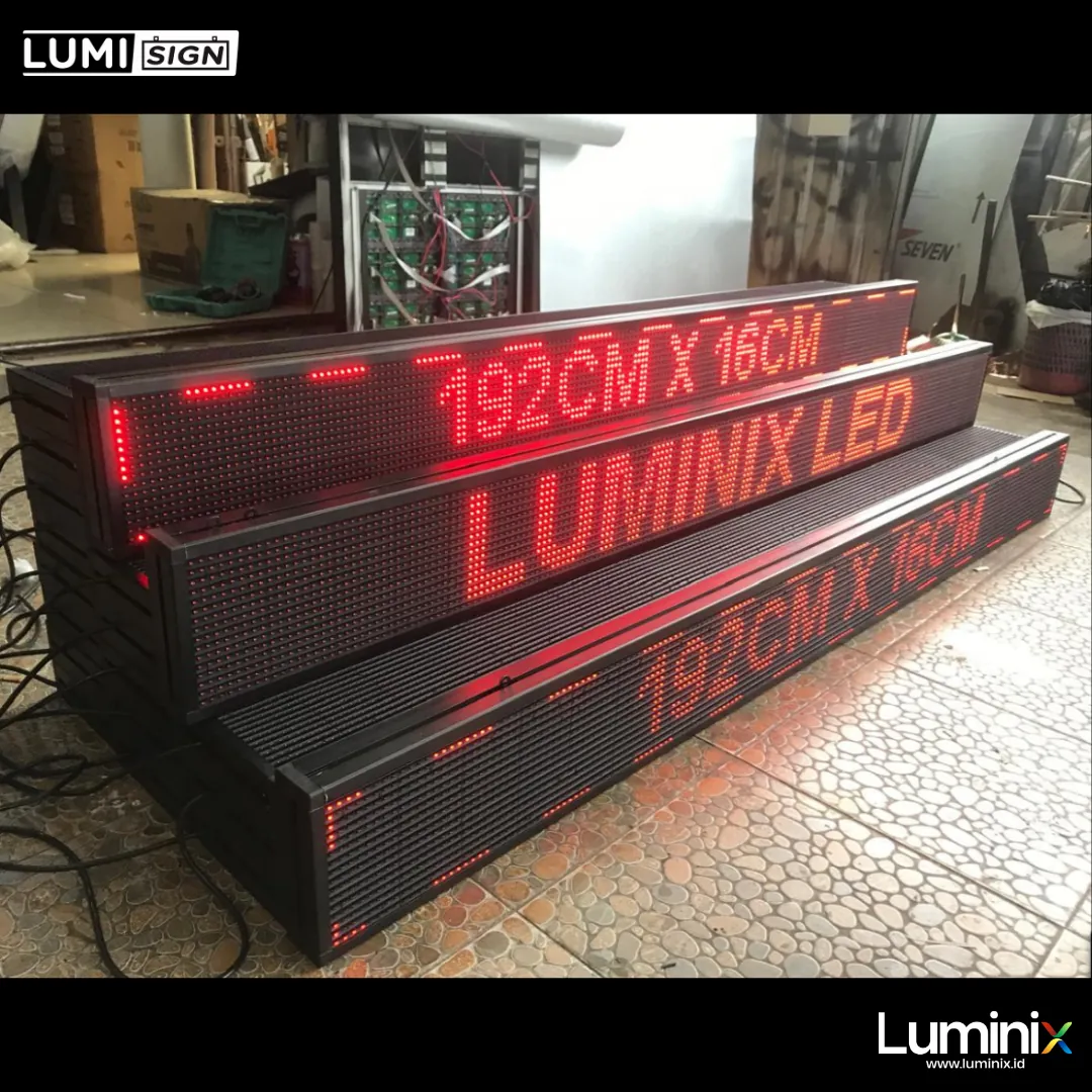 Running text LED panjang