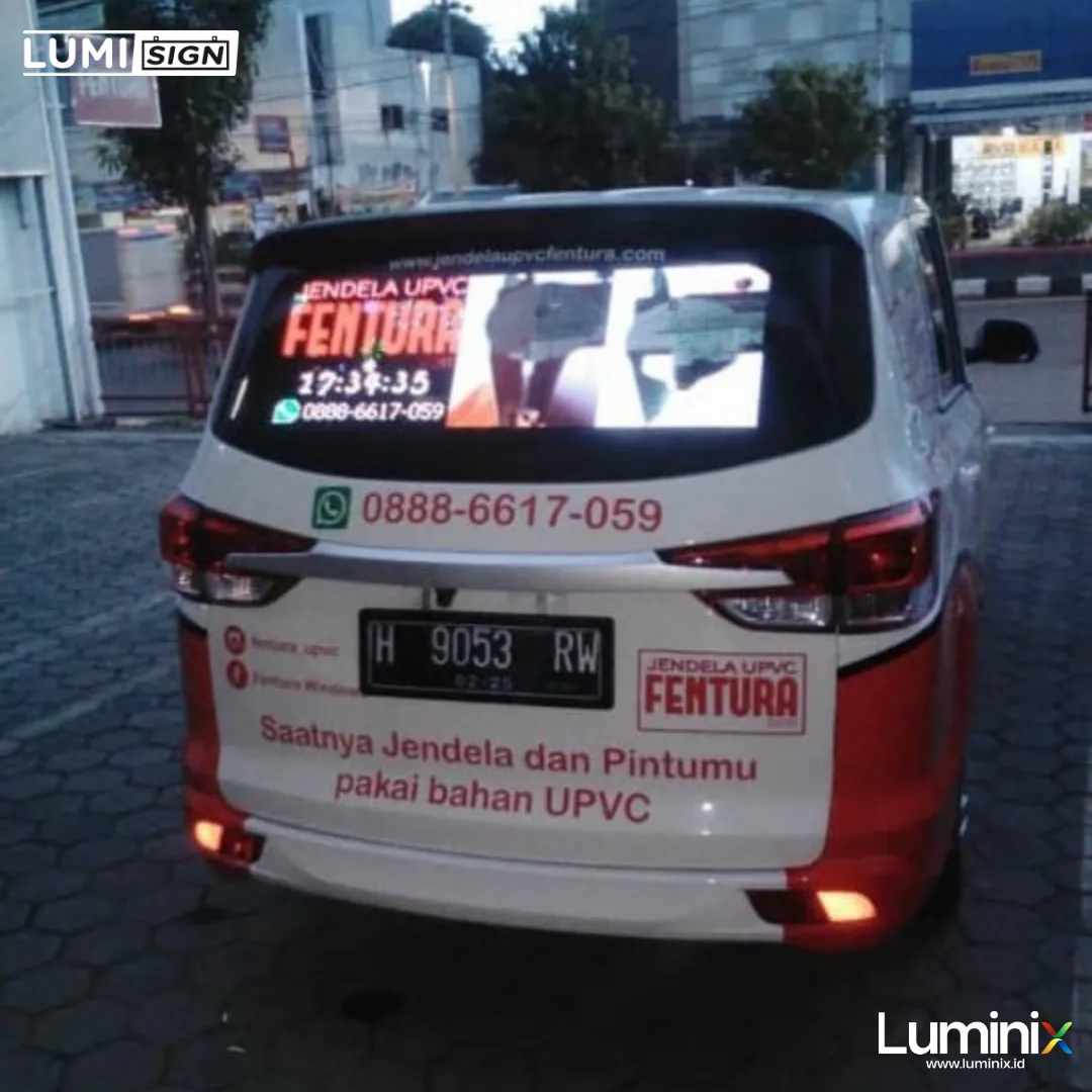 Videotron mobil untuk promosi keliling