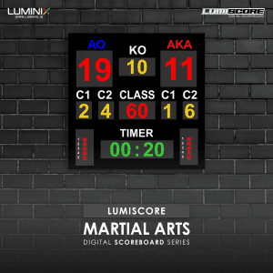 Scoreboard Digital Martial Arts LA-1009 Karate Series