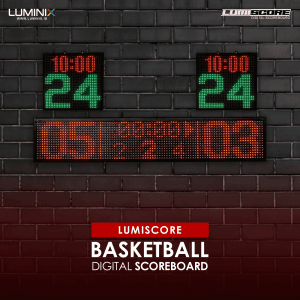 Scoreboard Digital Basketball LB-1002 Single Color + Shotclock