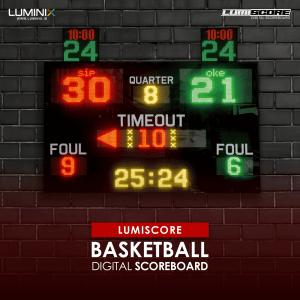 Scoreboard Digital Basketball LB-1912 + Shotclock