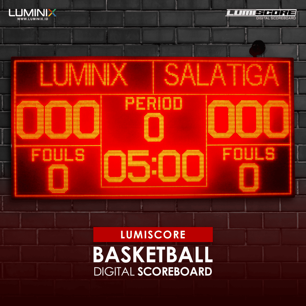 Scoreboard Digital Basketball LB2512 Digital Scoreboard Series Luminix