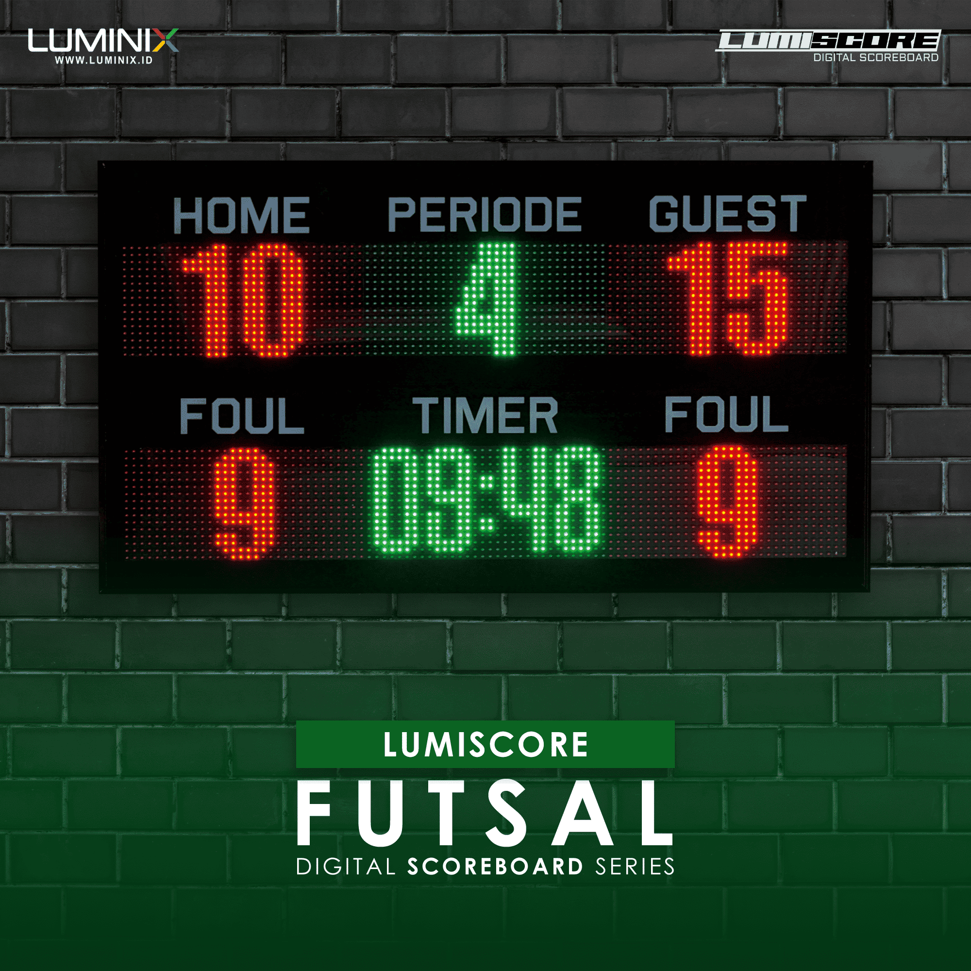 scoreboard futsal