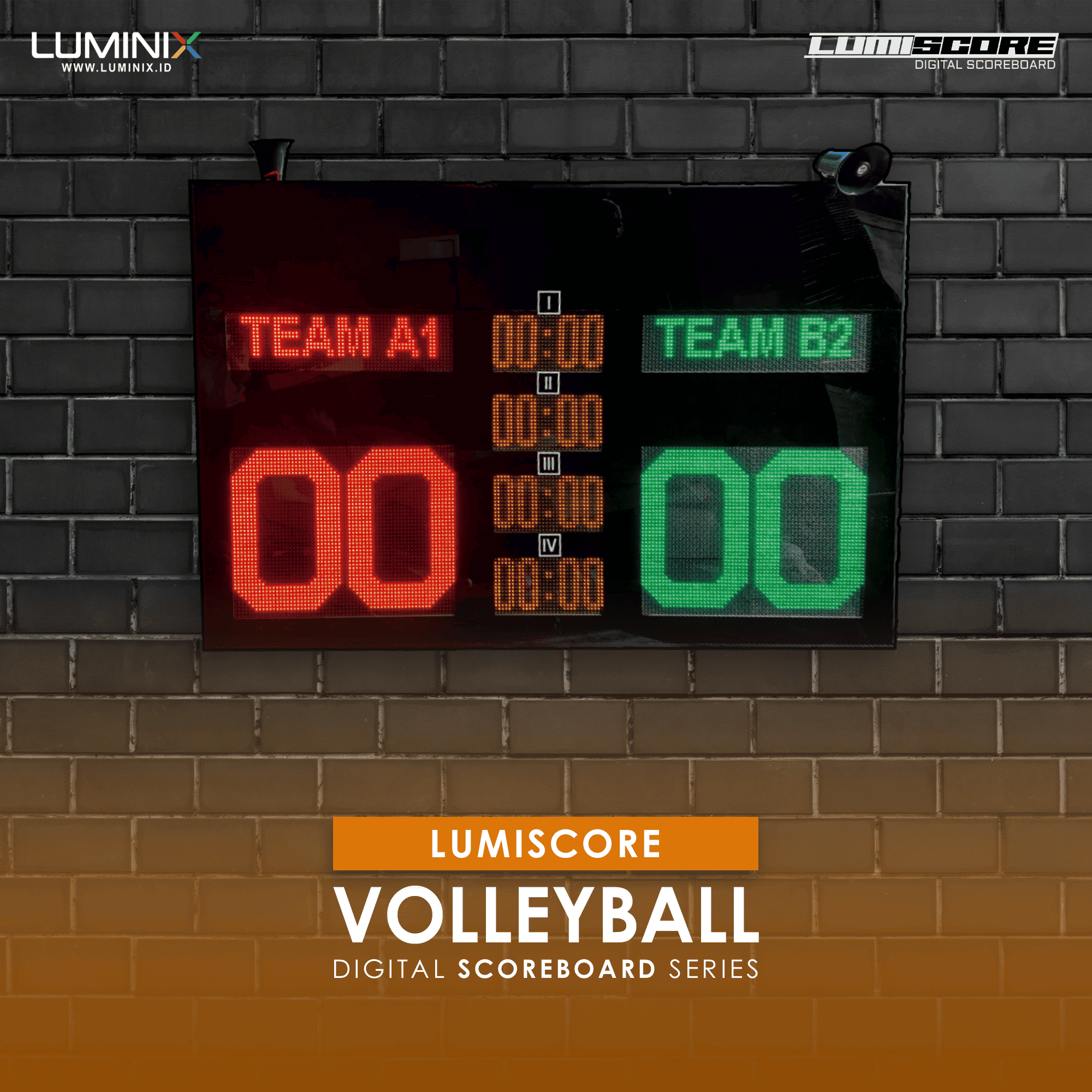 Scoreboard Digital Volleyball LV 2013 Digital Scoreboard Series Luminix